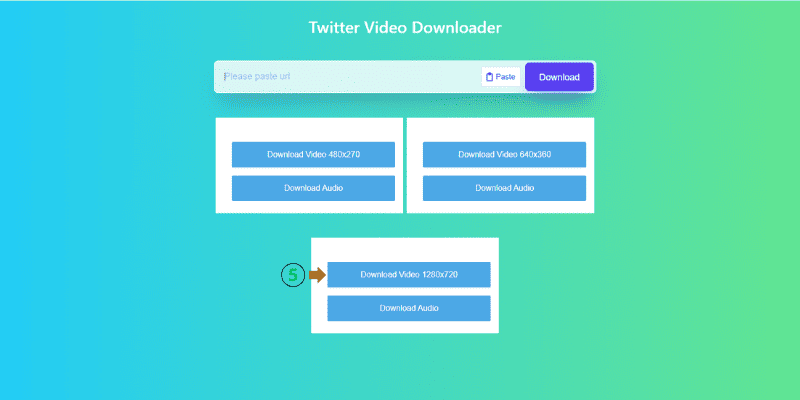 Click download option